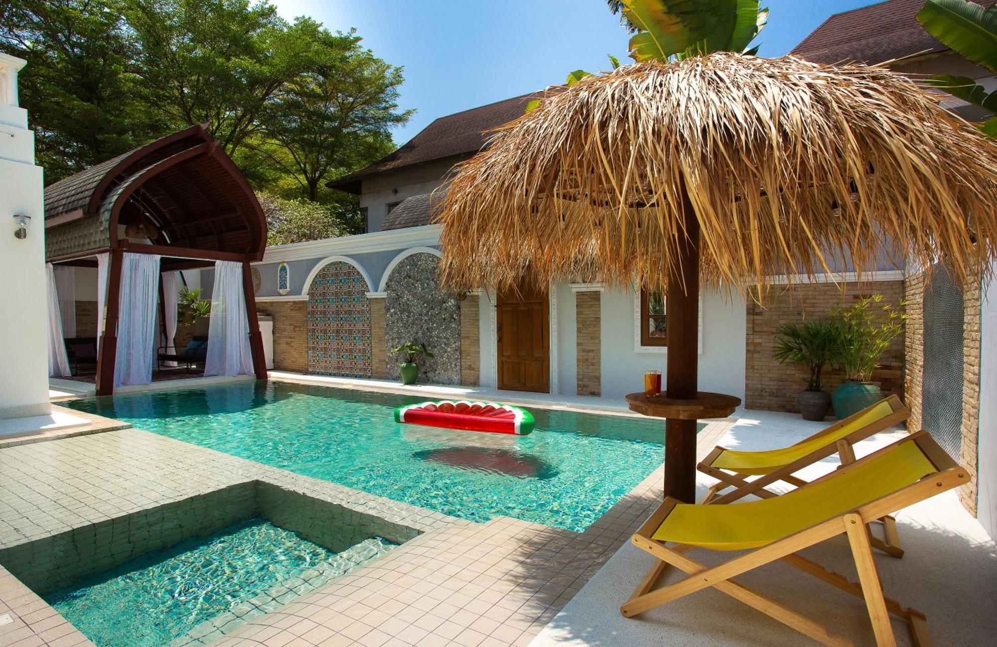 Nagawari Art Maldives Pattaya Villa Na Chom Thian Exterior foto